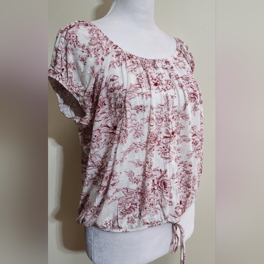 Agenda Short Sleeve Off The Shoulder Blouse Women's XL